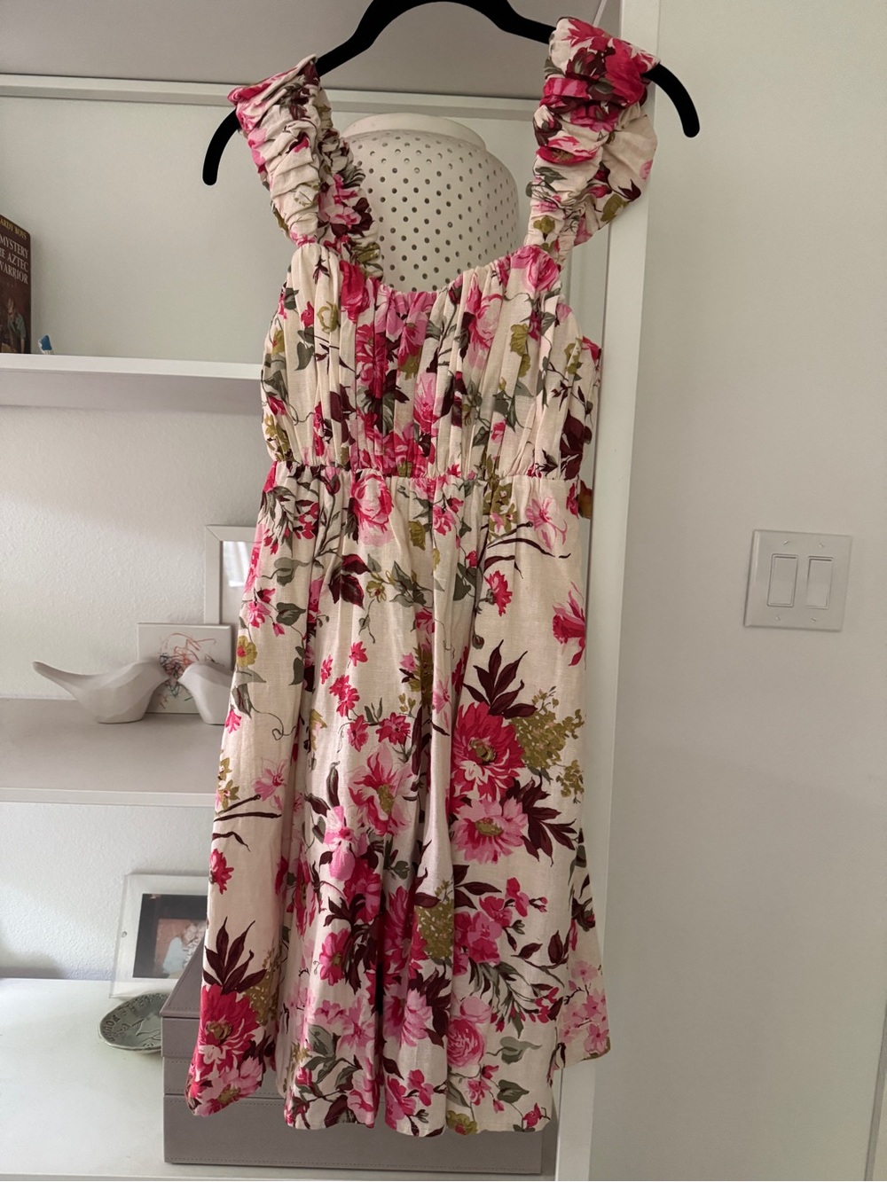 NWT Abercrombie & Fitch Floral Linen Blend dress, Size S